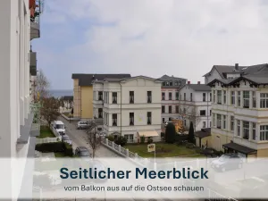 Image of Ahlbeck, Villa Medici - seitlicher Meerblick