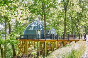 Image of Asheville Dome Sleeps 6 + Hot Tub + Mountain View