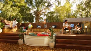 Image of 3 bed, 2 bath - long stays welcome! House with pool and fenced backyard minutes from St Pete & Tampa