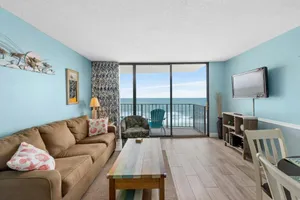 Image of Updated 1-Bedroom Oceanfront Condo| Carolina Reef - 704