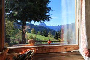 Image of romantic mountain hut in the Kitzbühel Alps for skiing and hiking holidays.