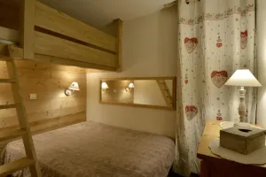 Image of 100m from resort center, 1st floor, view ski slopes, balcony, tv, 28m², La Plagne