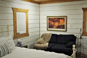 Image of New, two room detached guest suite.