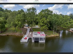 Image of Hyco lake with pool , huge views, X large boathouse,