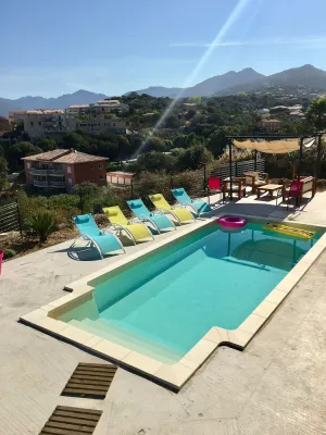 Image of Spacious apartment with sea view, swimming pool, near beaches and harbor