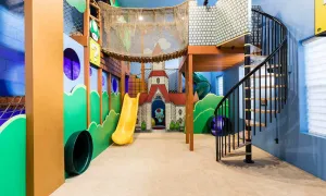 Image of Mario-themed playroom \/Private Pool and Tub\/Resort\/Free shuttle parks