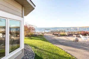 Image of Bright Lakefront Getaway, steps from sandy Gull Lake beach