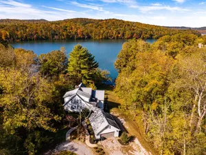 Image of Lakefront Haven with Modern Amenities, Fire Pit, and Stunning Views
