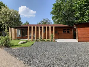 Image of This Tiny Lodge (48 m²) is suited for 2 to 3 people (2 adults and 1 child), equipped with a garden and terrace.