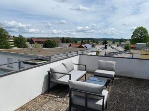 Image of An approximately 80m² apartment with a 40m² terrace and a great view