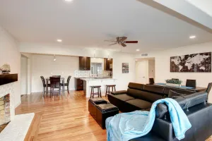 Image of Relaxing getaway with pool, outdoor bar, putting green and pool table