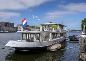 Image of Stunning boat with a view