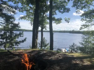 Image of Quiet cottage with stunning peaceful lake views near Elcho and Pelican Lake WI