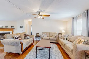 Image of Riverfront home w\/ free attraction tickets, water views, firepit, deck
