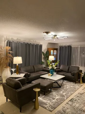 Image of Elegant Three Bedroom Home with Patio and Fireplace