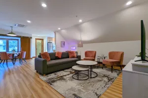 Image of Rose Room - Sophisticated, Playful, Designer Suite, Downtown, Dog-Friendly