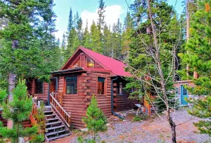 Image of 3 BR Mountain Log Cabin at St. Mary's Glacier