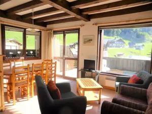 Image of Bel appart 2* 6 pers, terrasse sud, pied des pistes - FR-1-342-241