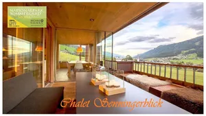 Image of Delicious dining with a view of Hohe Tauern National Park,close to the ski lift