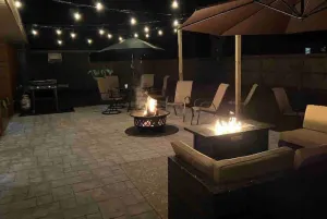 Image of Pensacola Dog-Friendly Retreat: Backyard | Firepit