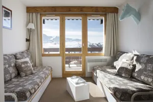 Image of Belle Plagne, renovated T2 apartment with 3 crystals for 5 people, ski-in ski-out