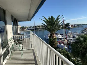 Image of Water and Marina View Condo with Queen Sleeper and Heated Pool.