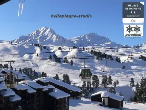 Image of BELLE PLAGNE Ideal Location 2* STUDIO divisible 4 people South-West + PARKING