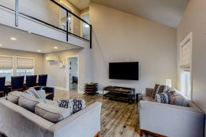 Image of Contemporary, Dog-Friendly Home with a Furnished Deck, Free WiFi, & Game Room