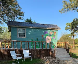 Image of Prairie Rose Tiny House at Brazos House Retreat