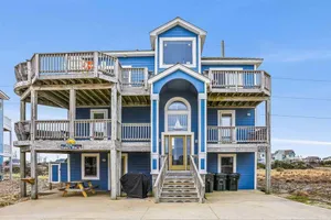 Image of Village at Nags Head home with curb appeal and wow factor for your next OBX getaway