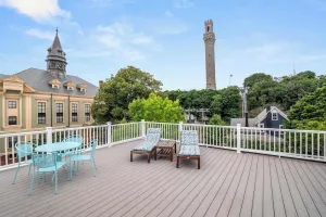 Image of Expansive Deck with Waterviews and views of Ptown Monument!