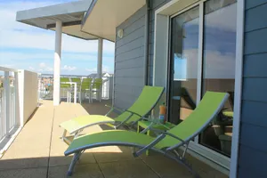 Image of Sand on foot. T2 standing 60 m² + terrace + garage. Linen & linen provided