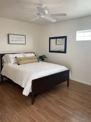 Image of Private Studio with private entrance includes driveway parking space.