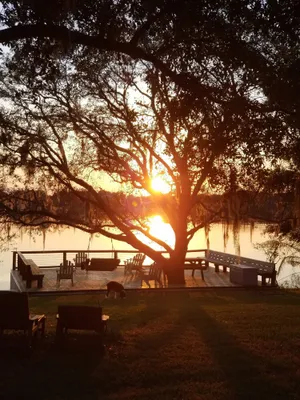 Image of Lakefront, Sunsets, Sandy Beach, Private One Acre, Swim, Fish, Relax!