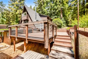 Image of Enchanting cabin with hot tub, full kitchen, & washer\/dryer - dog-friendly
