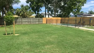 Image of Compact single level home with pool and huge fenced yard