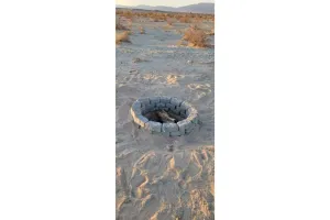 Image of Outdoors fire pits w\/ Beautiful Stars & Moon view.