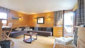 Image of Appart 2 pièces + mezzanine, 6 couchages, Megève, parking - FR-1-597-7