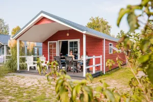 Image of Cozy chalet with covered terrace, in a holiday park on the Leukermeer