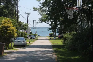 Image of Walk to the  beach at Black Point, Niantic, Ct.
