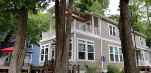 Image of New home on Crystal Lake.