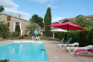 Image of Cottage 6 people, 3 stars with swimming pool in South Ardèche