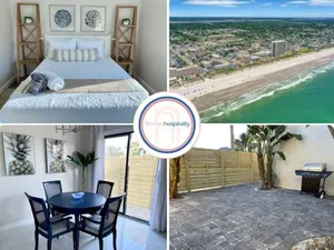 Image of Bright 2-bed blks from the ocean | tranquil patio
