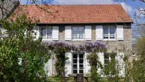 Image of Traditional Normandy Stone  made country house at seaside