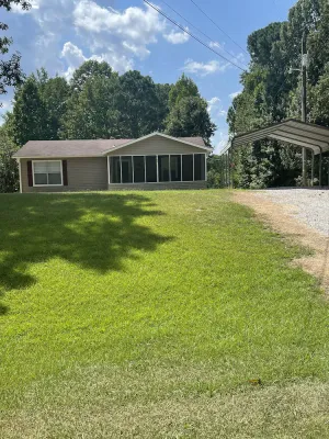 Image of Cabin near boat ramp at Sardis Lake