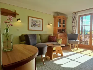 Image of Heissbauer Karwendelblick. Mountain view. Ideal location for excursions, 2 bathrooms.