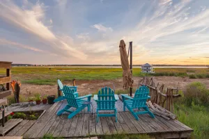 Image of Breathtaking Sunsets on Plum Island at Blue Moon