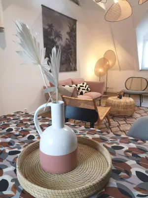 Image of Villa Mathë\" apartment, view of Roscoff harbour