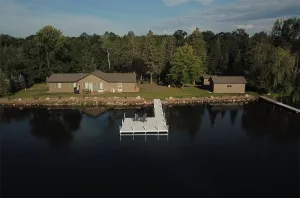 Image of Spacious lake home to swim and fish on, amazing views and convenient location.