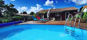 Image of MAISON\/PISCINE Private 4\/6 pers.65m°, Private garden, 9and12 kms beach ocean, lake wifi